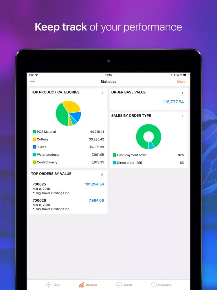Captures d'écran de AFS Retail Execution 7.3 iPad 